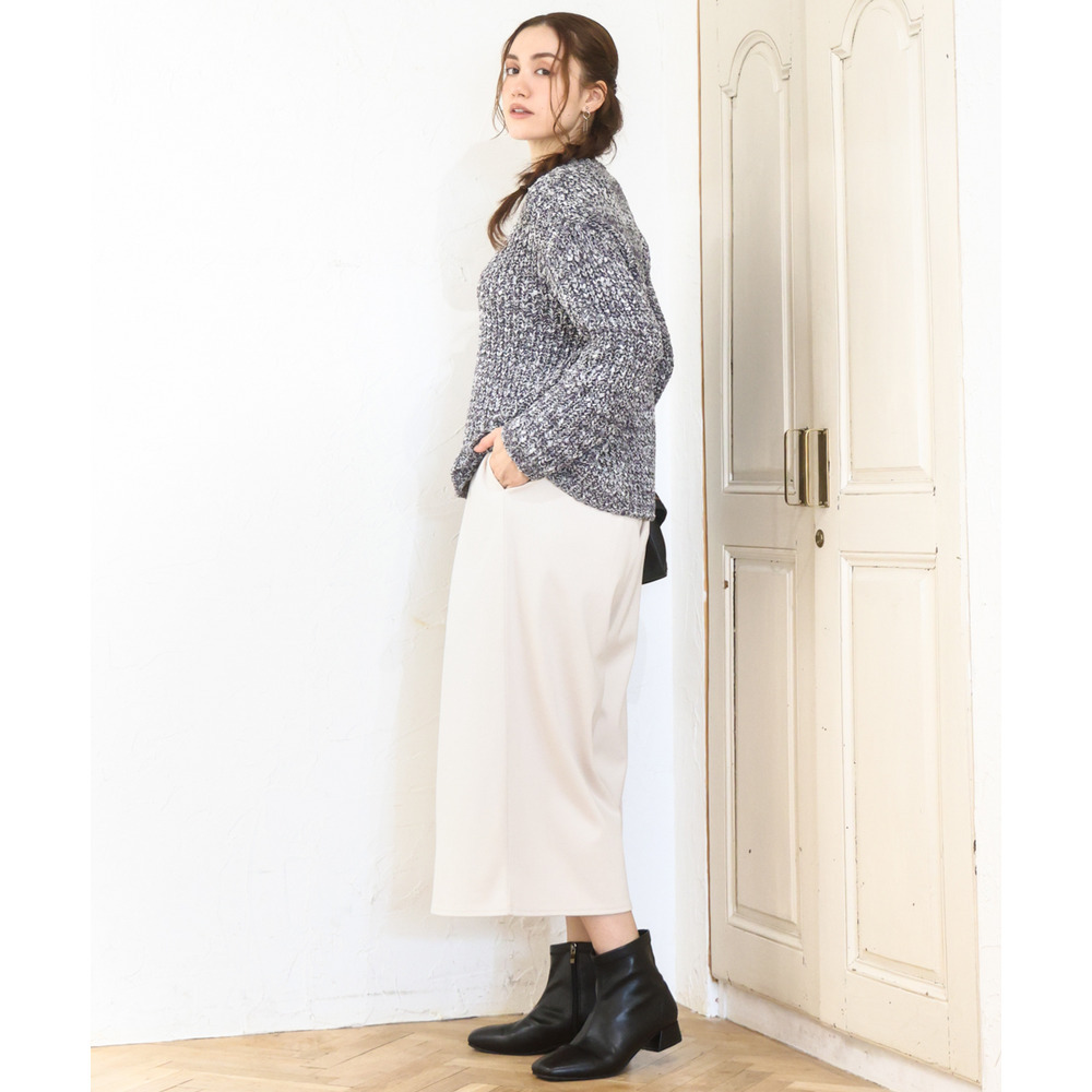 25年冬新作【大きいサイズ】ミックスカラーラメニット16