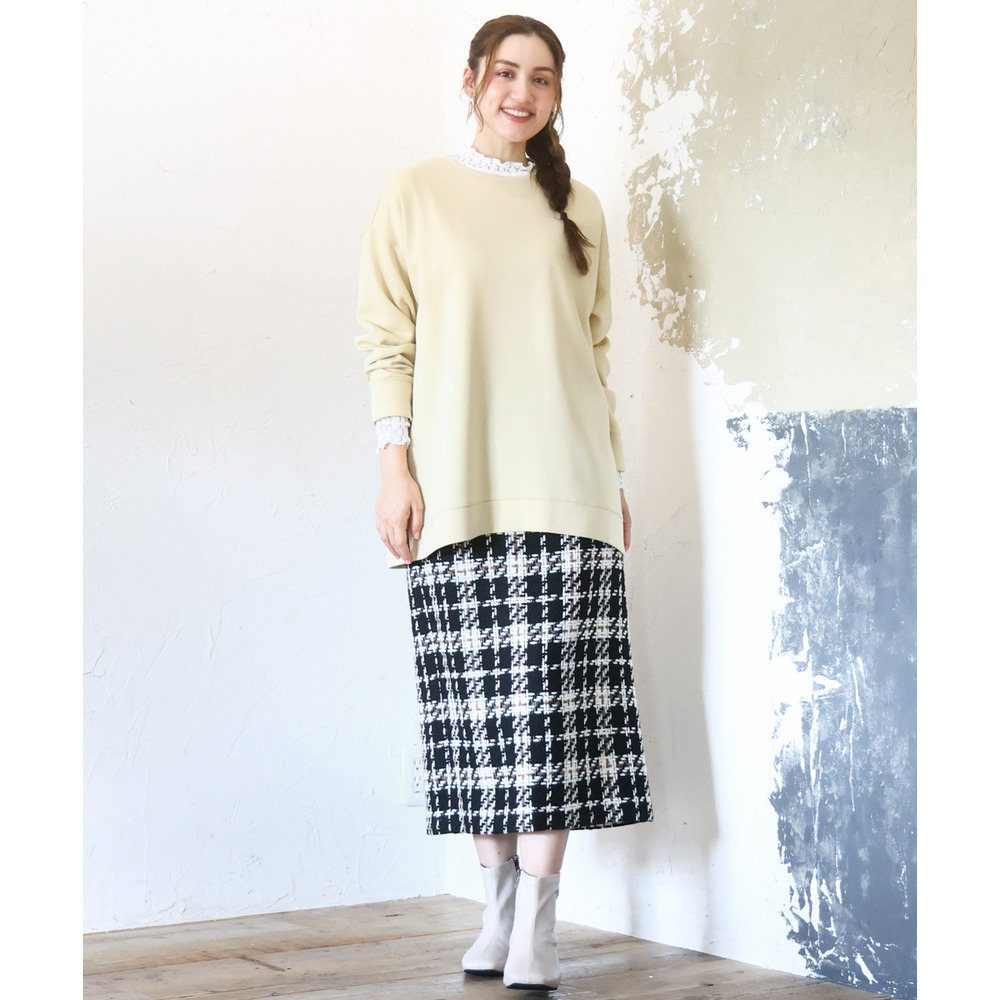 25年冬新作【大きいサイズ】もちもちジャージープルオーバー1