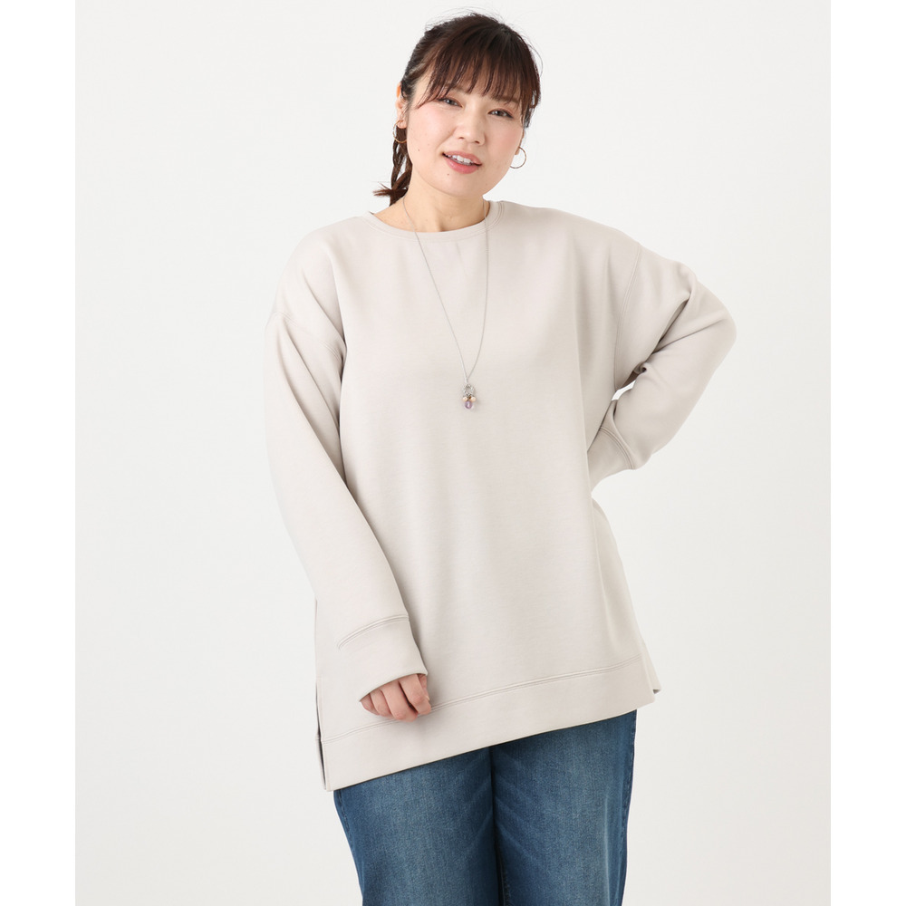 25年冬新作【大きいサイズ】もちもちジャージープルオーバー1