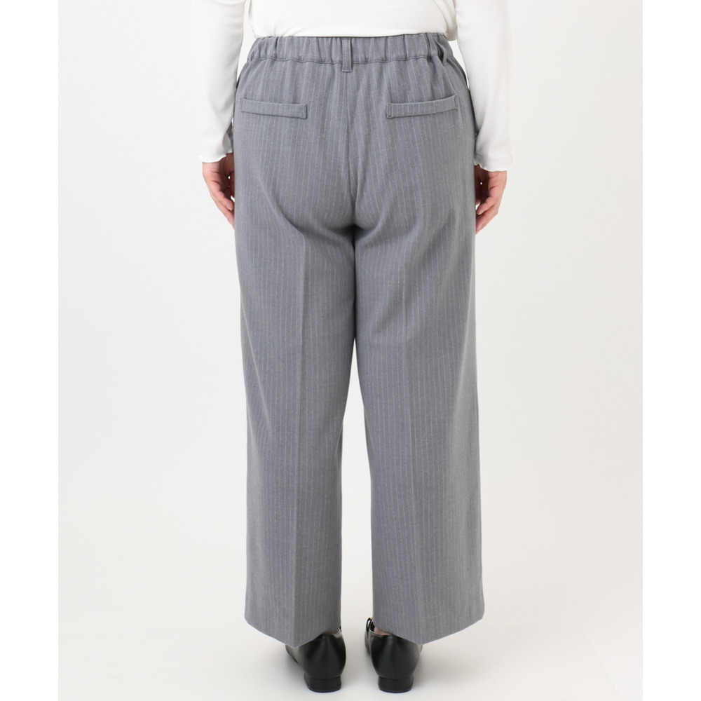 25年冬新作【大きいサイズ】ロイヤルヒート裏起毛ワイドパンツ19