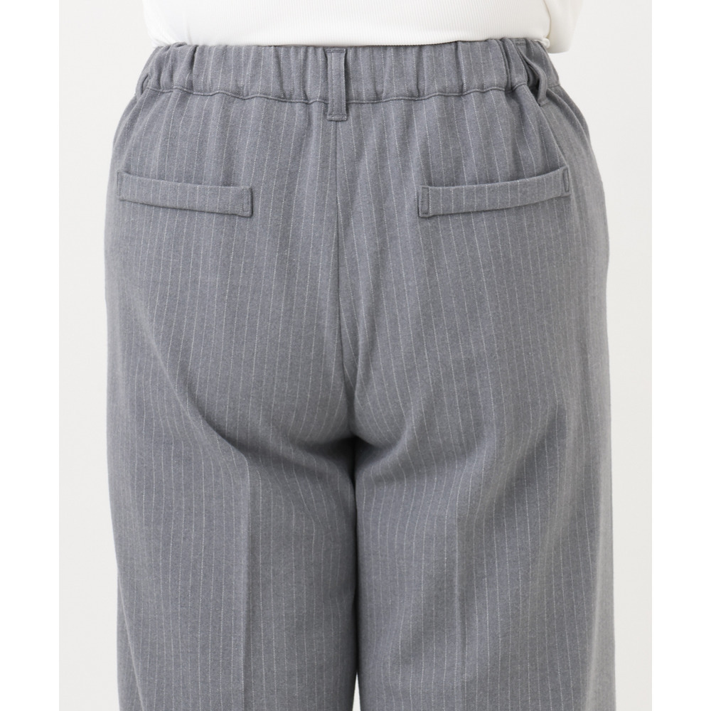 25年冬新作【大きいサイズ】ロイヤルヒート裏起毛ワイドパンツ20