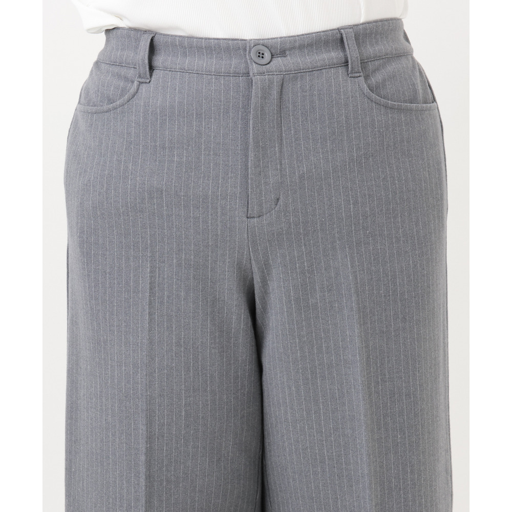 25年冬新作【大きいサイズ】ロイヤルヒート裏起毛ワイドパンツ21