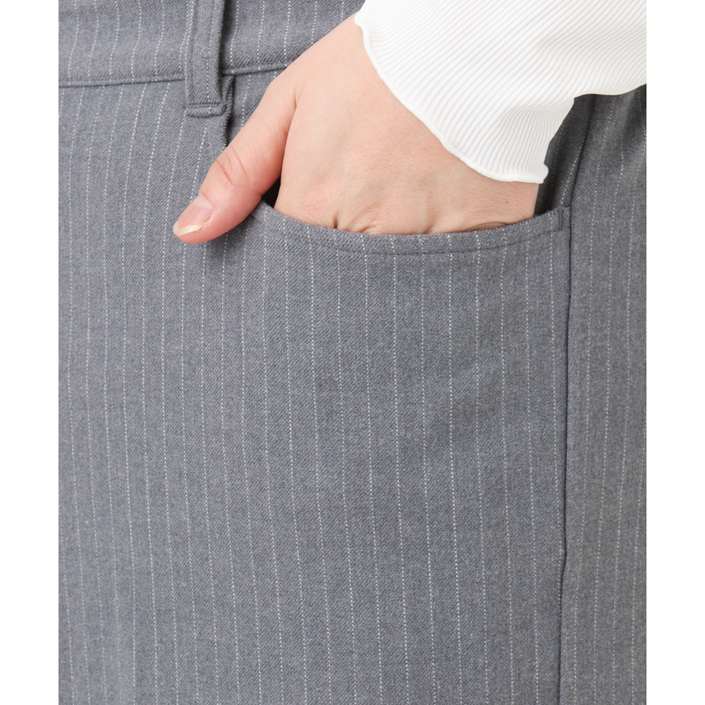 25年冬新作【大きいサイズ】ロイヤルヒート裏起毛ワイドパンツ22