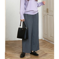 25年冬新作【大きいサイズ】イージーワイドパンツ