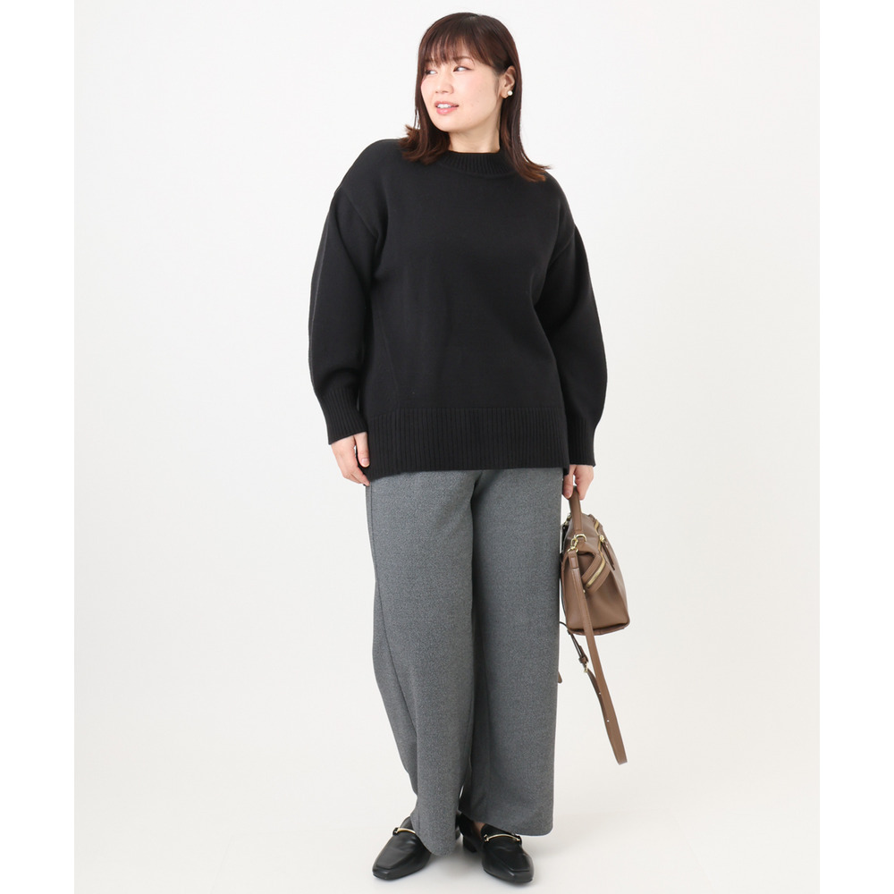 25年冬新作【大きいサイズ】イージーワイドパンツ16