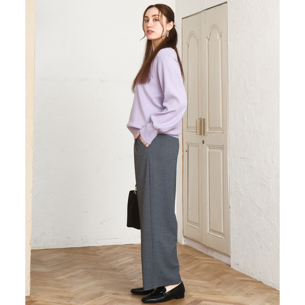 25年冬新作【大きいサイズ】イージーワイドパンツ2