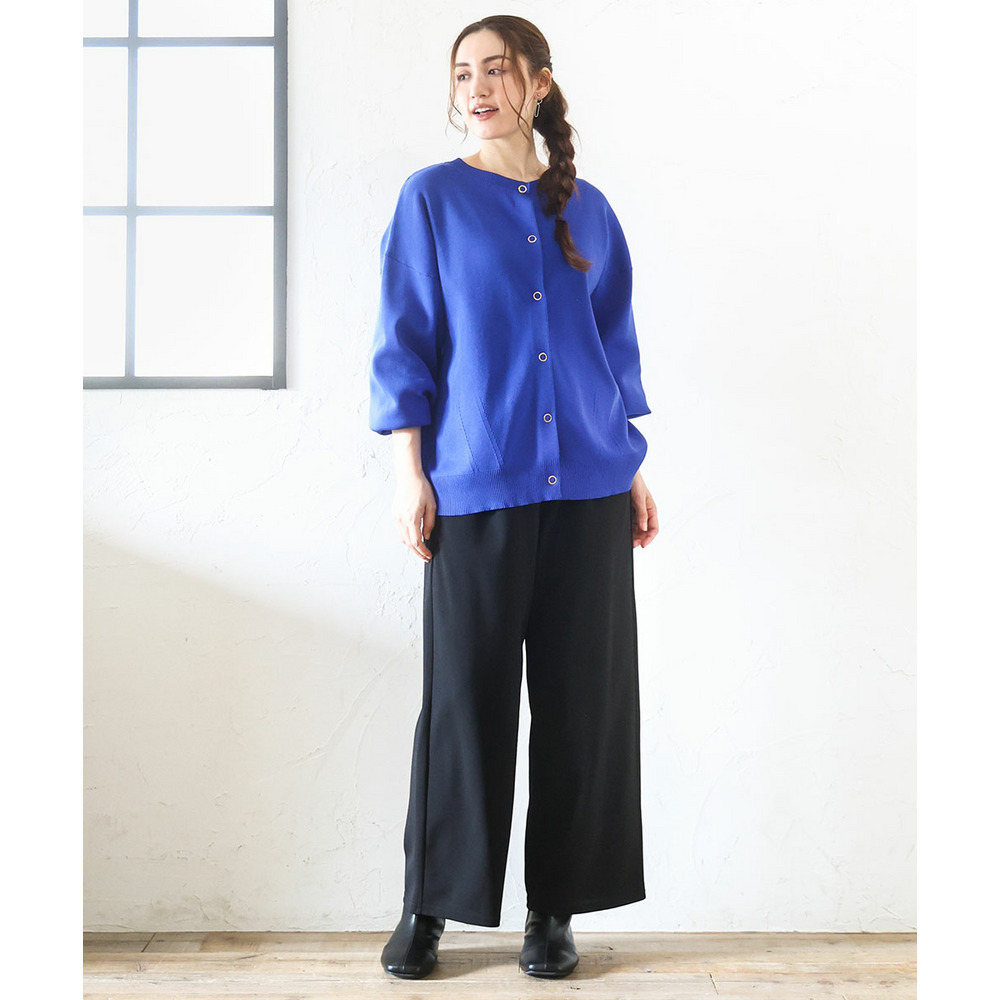 25年冬新作【大きいサイズ】イージーワイドパンツ21