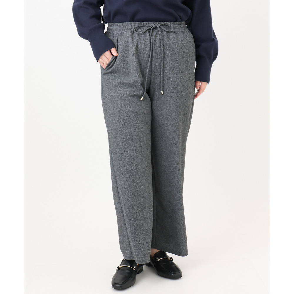 25年冬新作【大きいサイズ】イージーワイドパンツ5