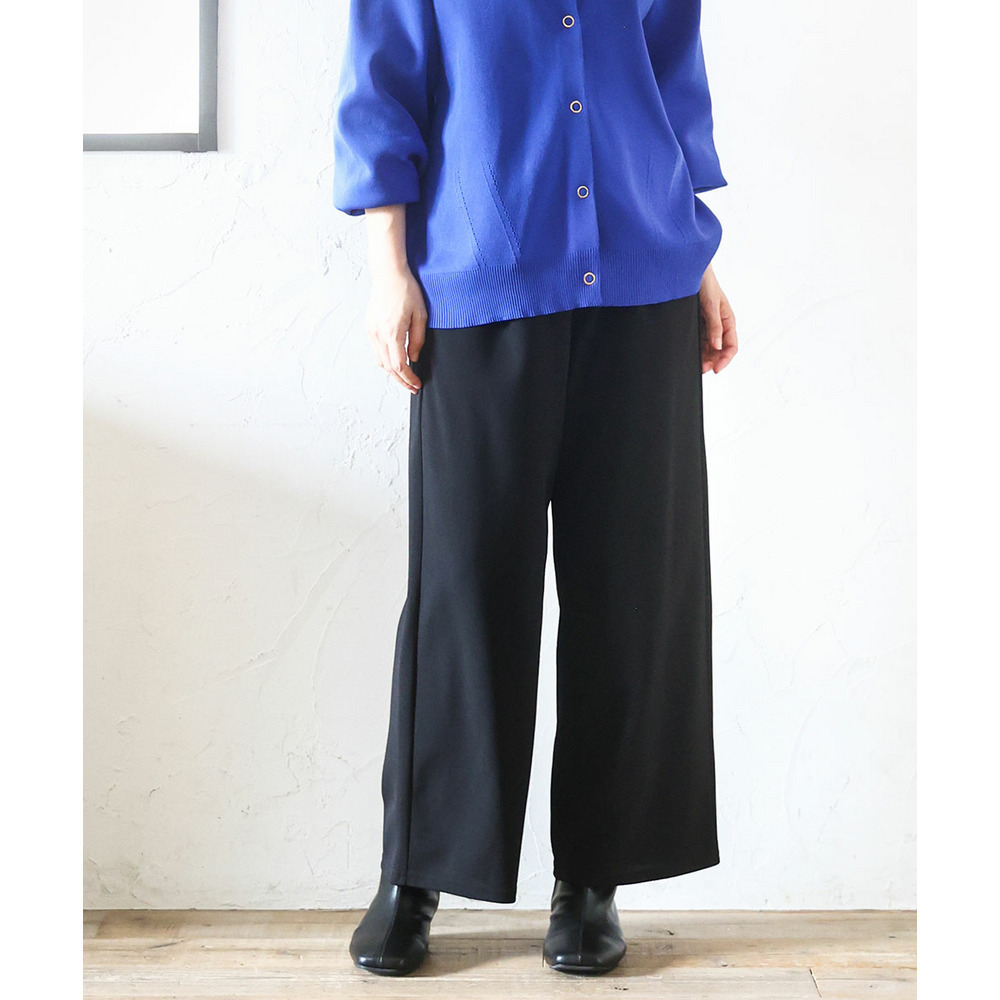 25年冬新作【大きいサイズ】イージーワイドパンツ1