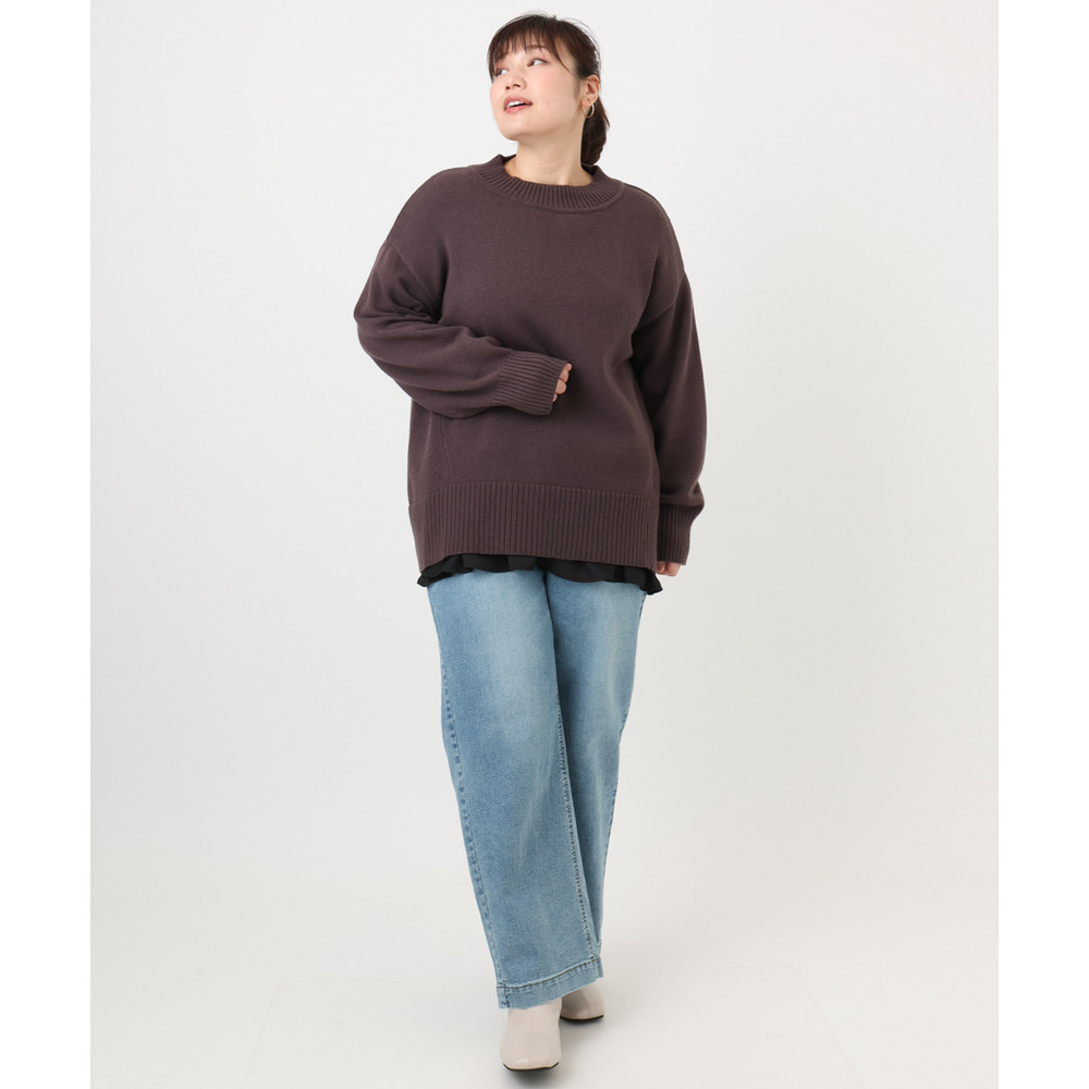 25年冬新作【大きいサイズ】ストレートデニムパンツ17