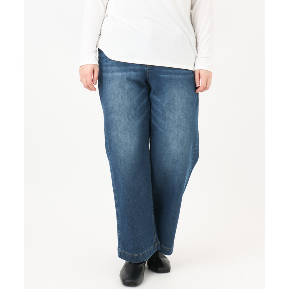 25年冬新作【大きいサイズ】ストレートデニムパンツ18