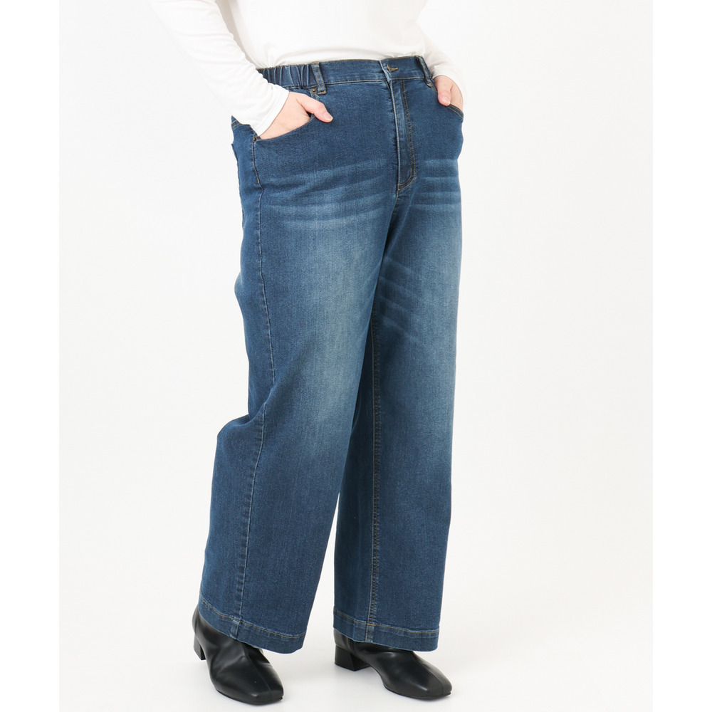 25年冬新作【大きいサイズ】ストレートデニムパンツ19