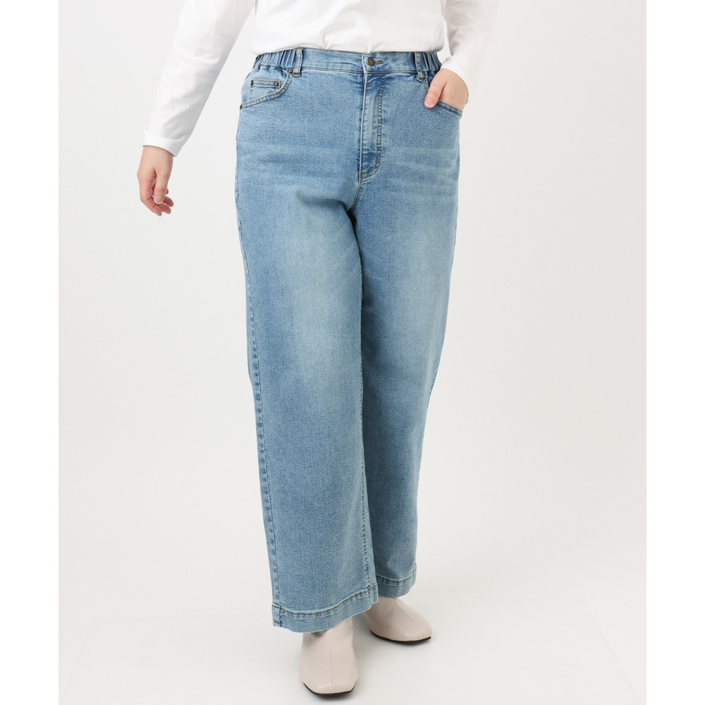 25年冬新作【大きいサイズ】ストレートデニムパンツ2