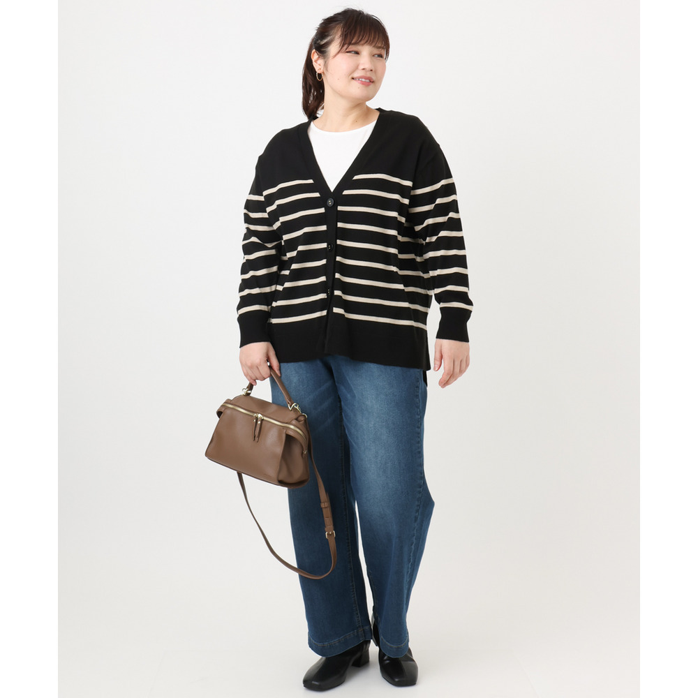 25年冬新作【大きいサイズ】ストレートデニムパンツ20