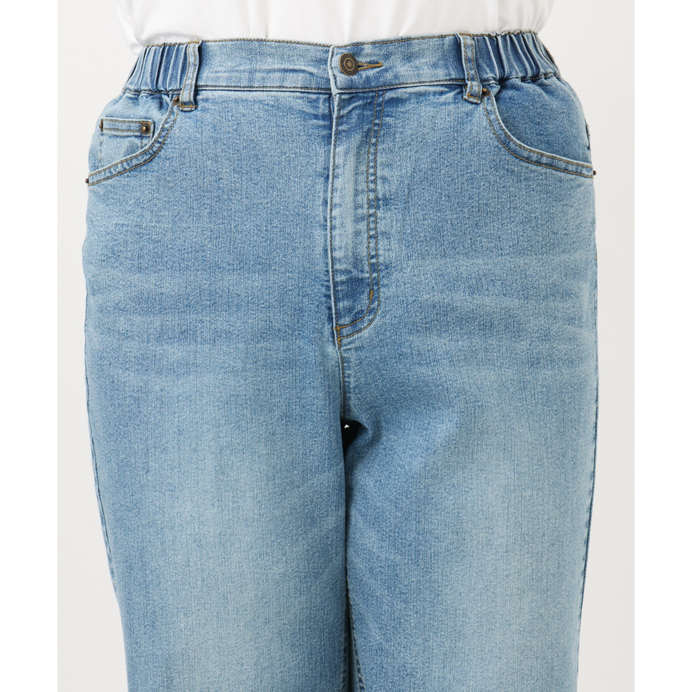 25年冬新作【大きいサイズ】ストレートデニムパンツ6