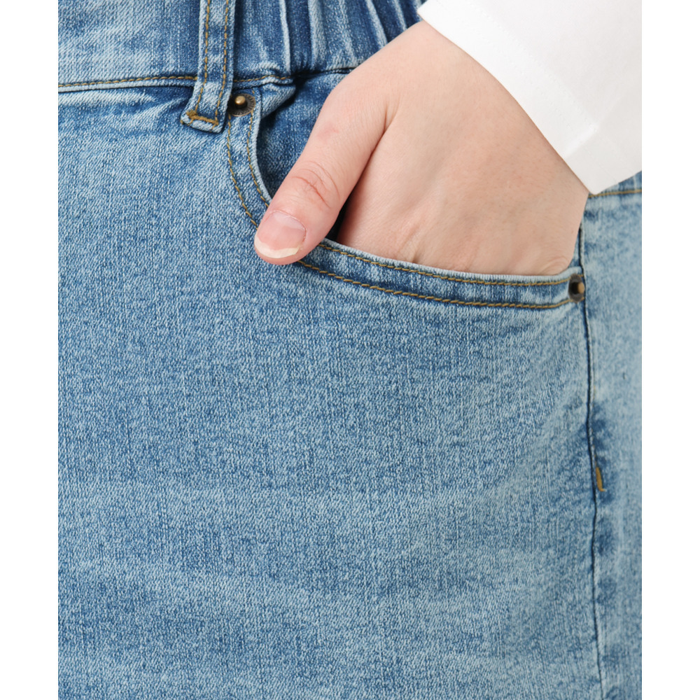 25年冬新作【大きいサイズ】ストレートデニムパンツ7