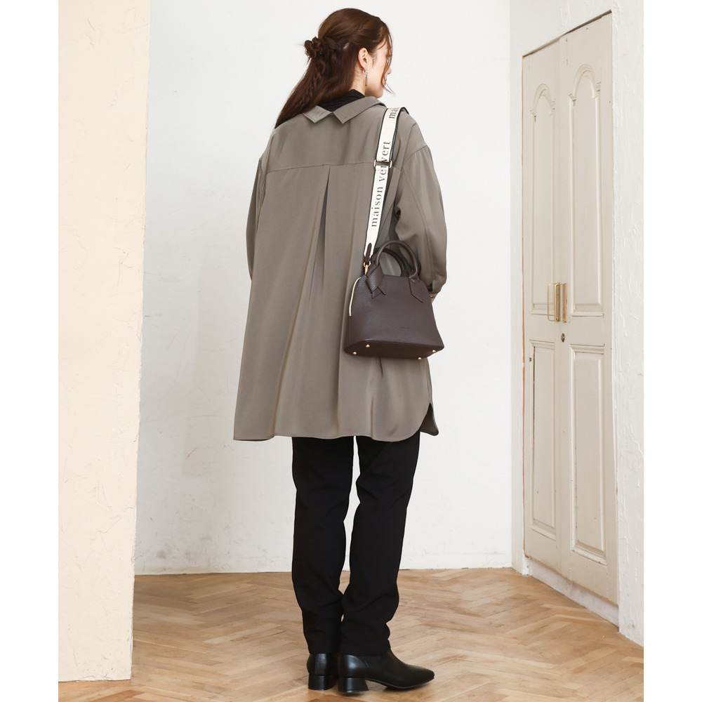 25年冬新作【大きいサイズ】シャツチュニック2