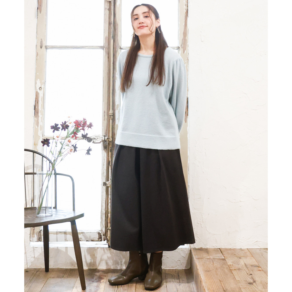 25年冬新作【大きいサイズ/a.v.v×eur3】ラメスパンコールニット1