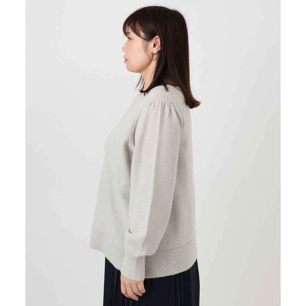 25年冬新作【大きいサイズ/a.v.v×eur3】ラメスパンコールニット13