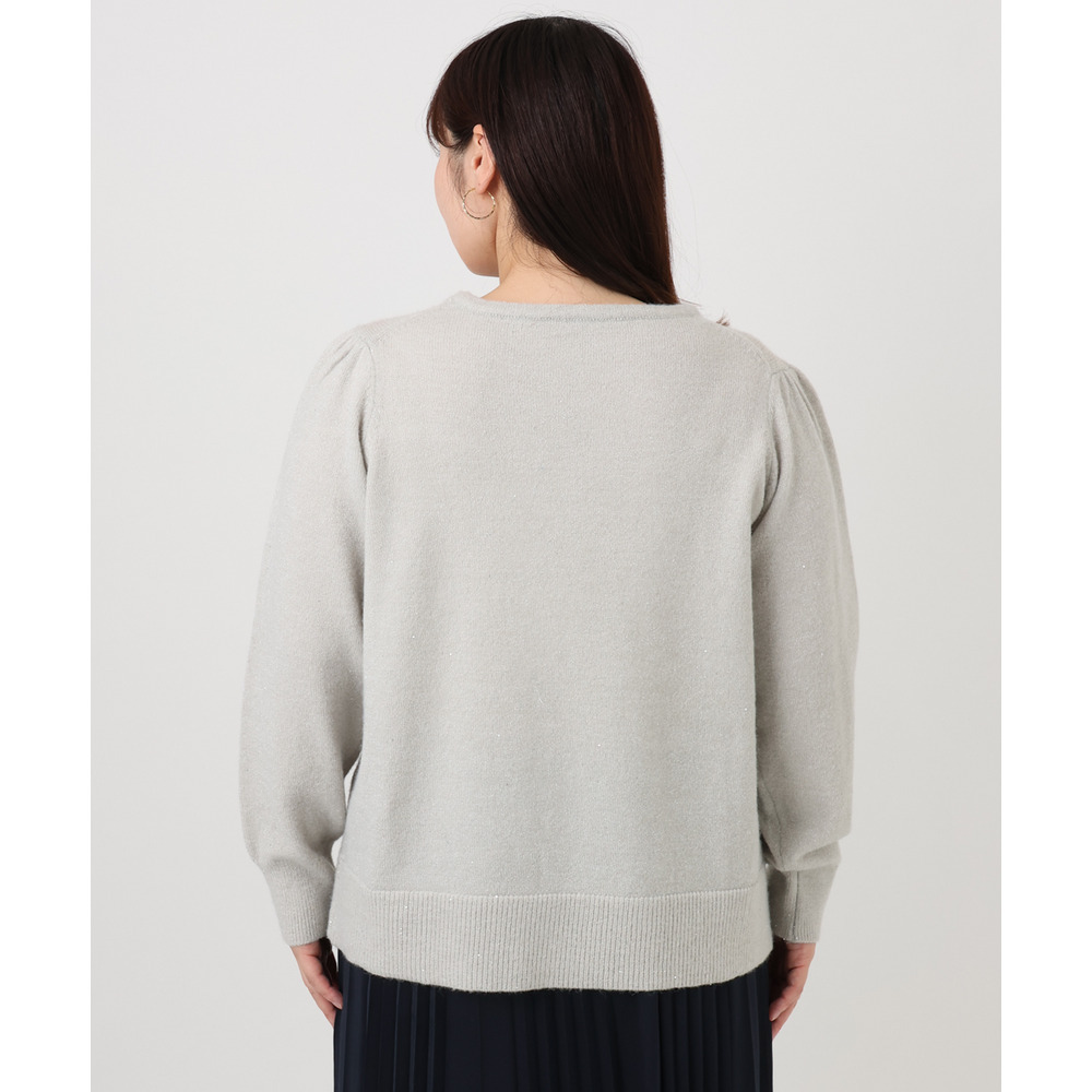 25年冬新作【大きいサイズ/a.v.v×eur3】ラメスパンコールニット14