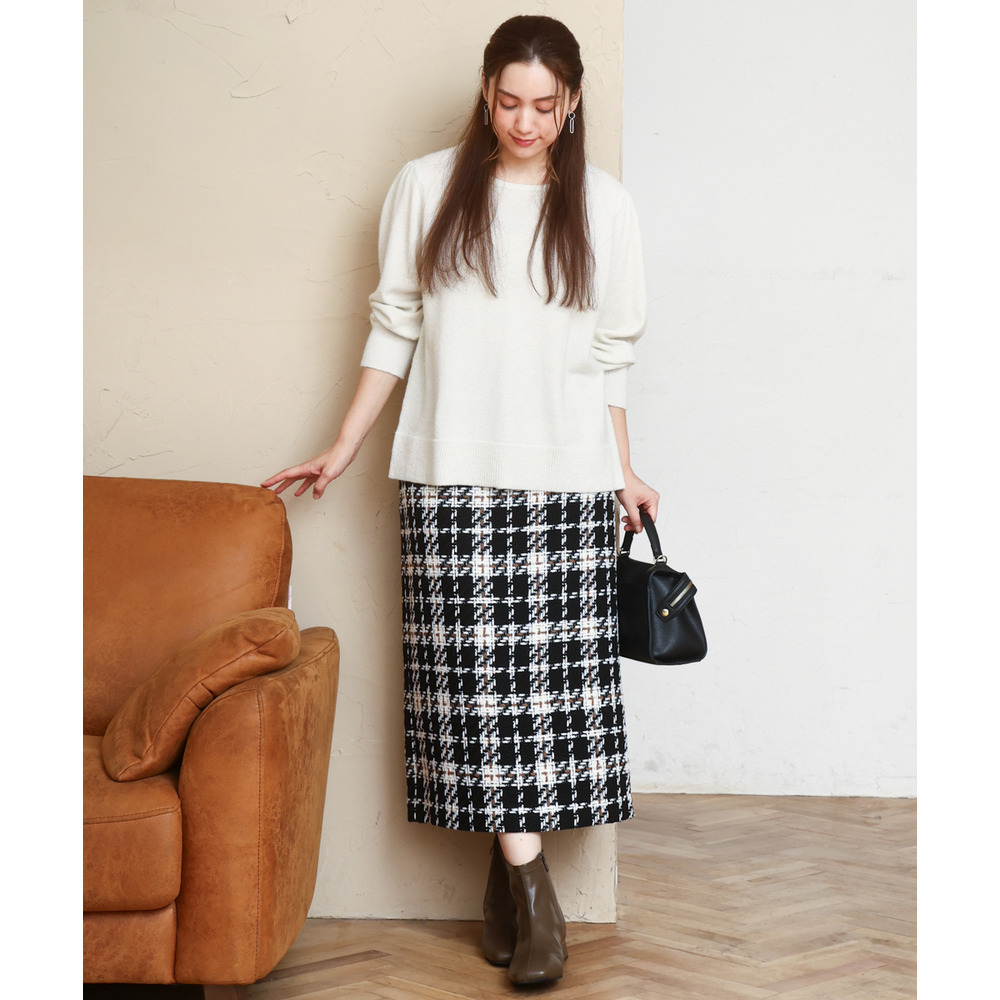 25年冬新作【大きいサイズ/a.v.v×eur3】ラメスパンコールニット4