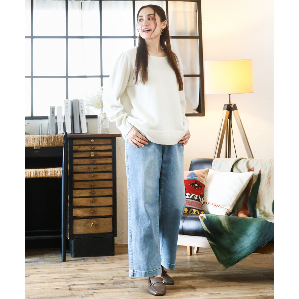 25年冬新作【大きいサイズ/a.v.v×eur3】ラメスパンコールニット5