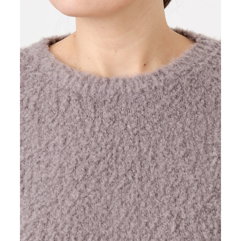 25年冬新作【大きいサイズ/a.v.v×eur3】ブークレーシャギーニット11