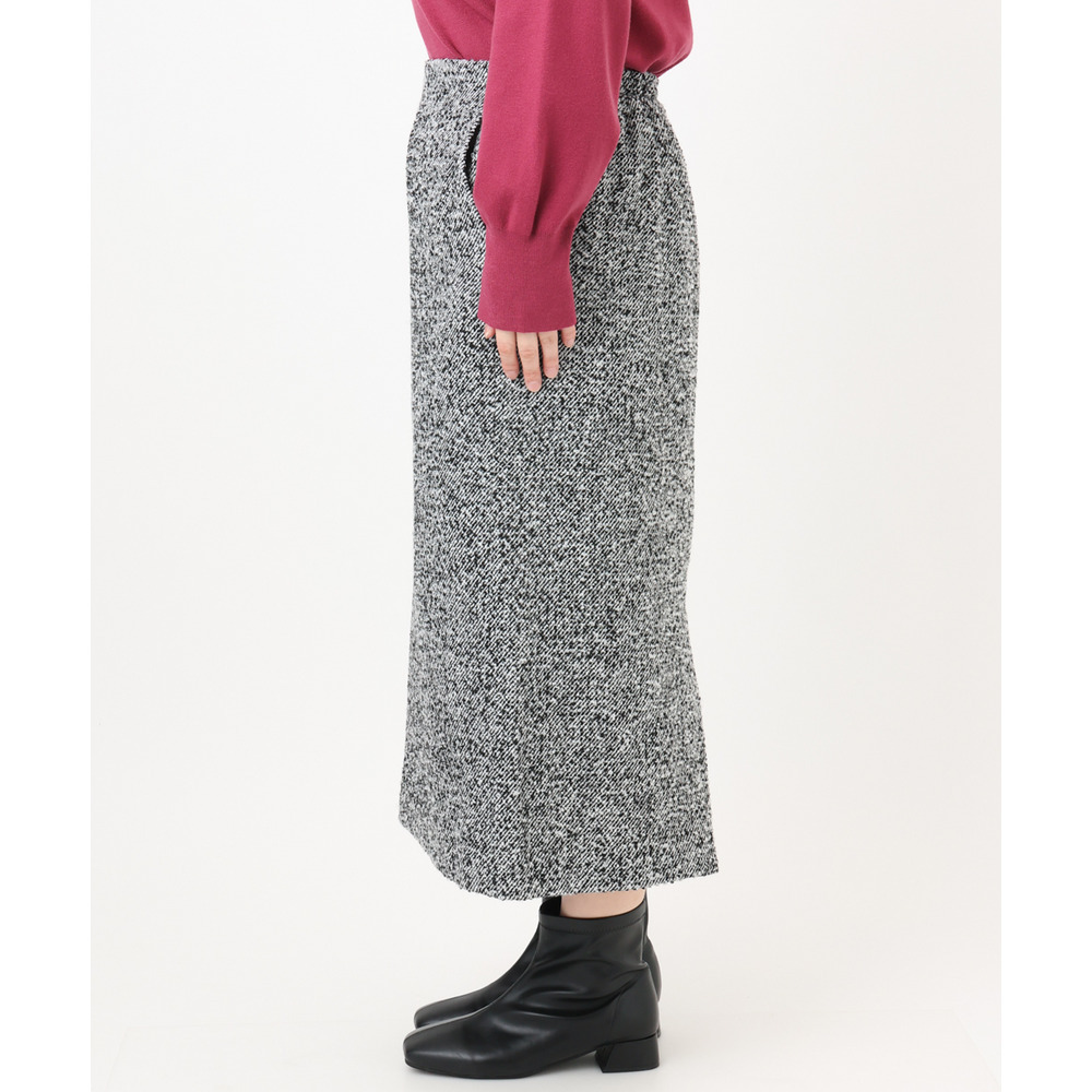 25年冬新作【大きいサイズ/a.v.v×eur3】ツイードタイトスカート6