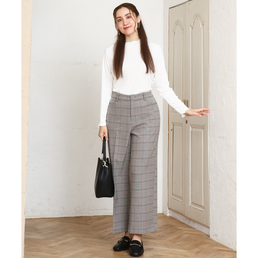 25年冬新作【大きいサイズ】メローリブカットソ22