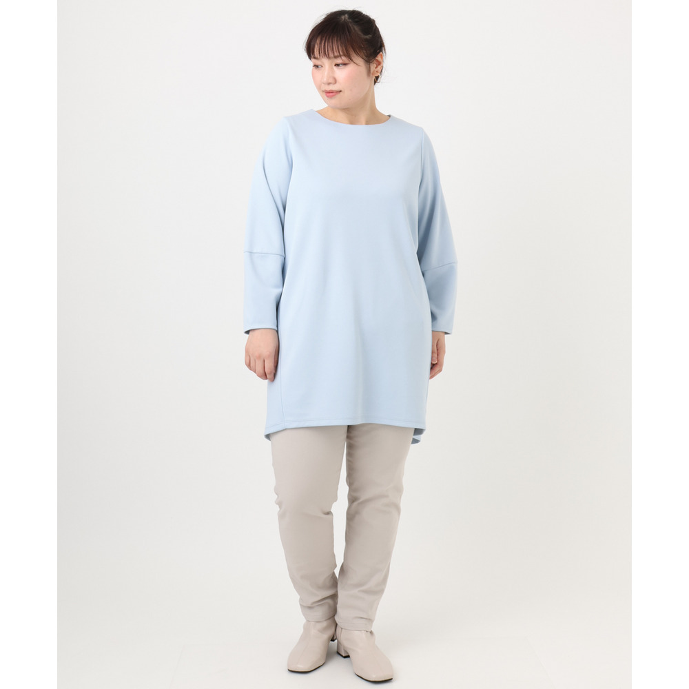 25年冬新作【大きいサイズ】コクーンスリーブバックフレアトップス10