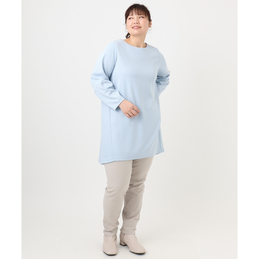 25年冬新作【大きいサイズ】コクーンスリーブバックフレアトップス11