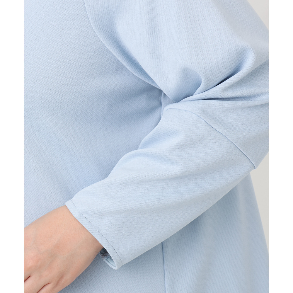 25年冬新作【大きいサイズ】コクーンスリーブバックフレアトップス6