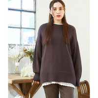 25年冬新作【大きいサイズ】ゆるシルエットニット