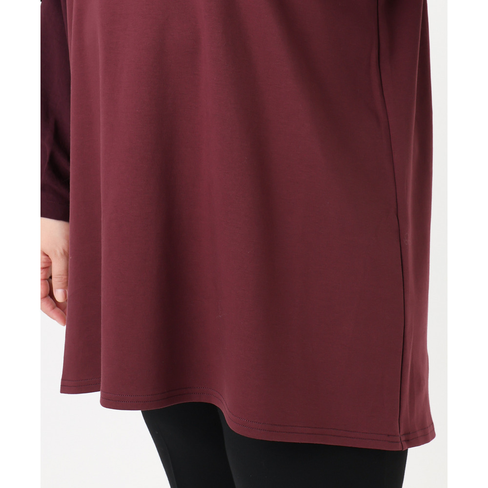 25年冬新作【大きいサイズ】ラッフルスリーブチュニック12