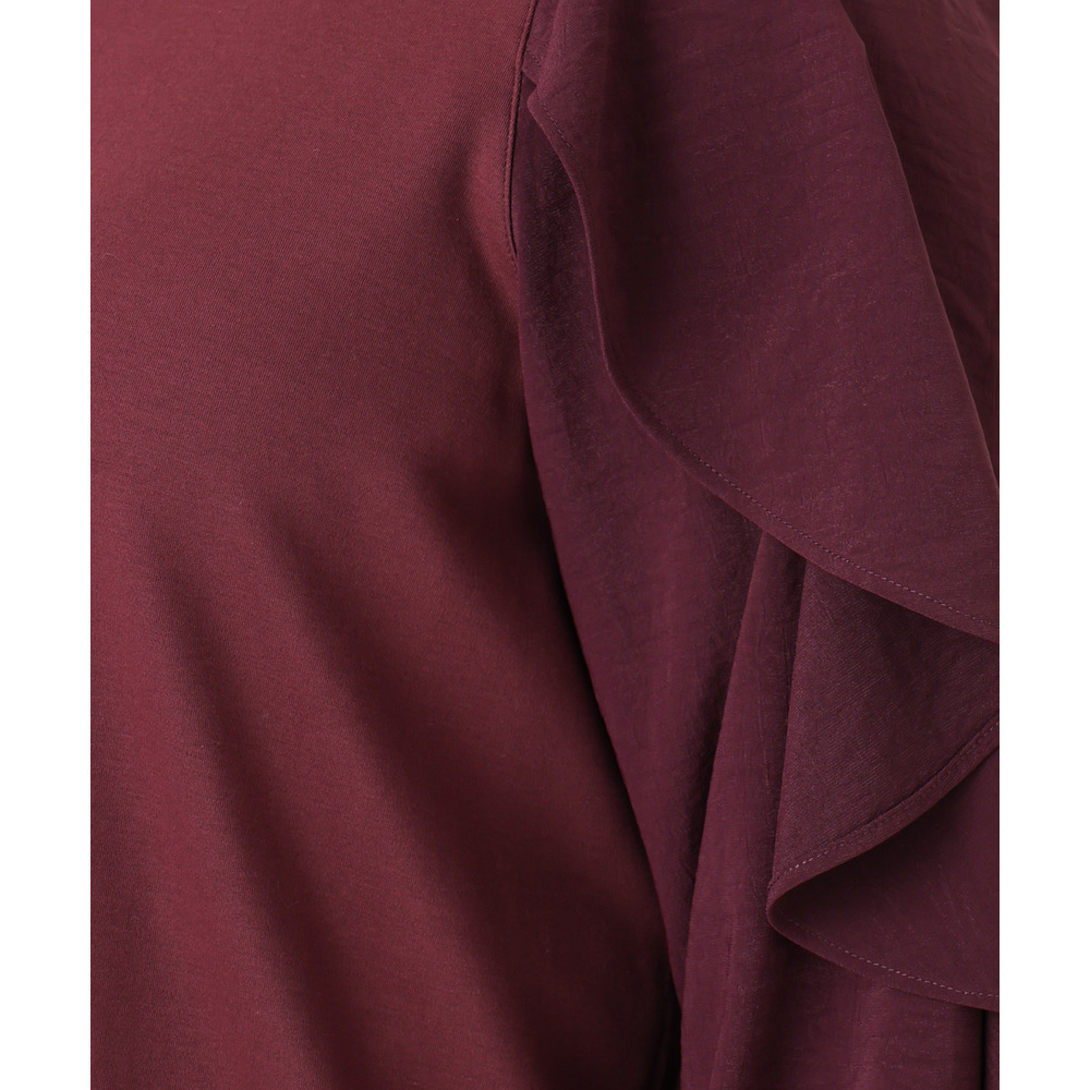 25年冬新作【大きいサイズ】ラッフルスリーブチュニック14