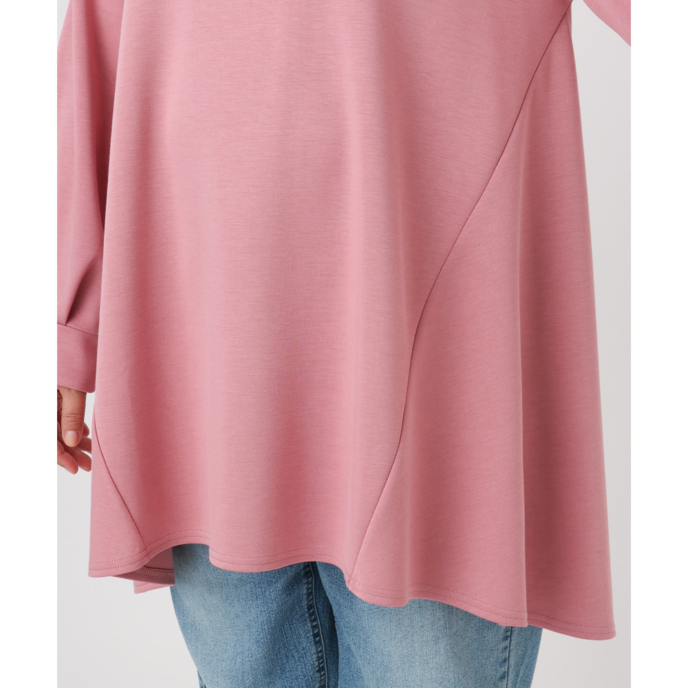 25年冬新作【大きいサイズ】ダンボールフーディー風チュニック7