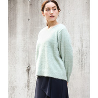 25年冬新作【大きいサイズ】キラキラシャギーニット