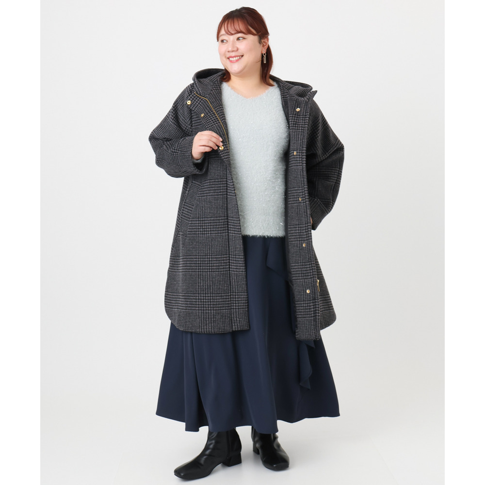 25年冬新作【大きいサイズ】ラッフルスカート16