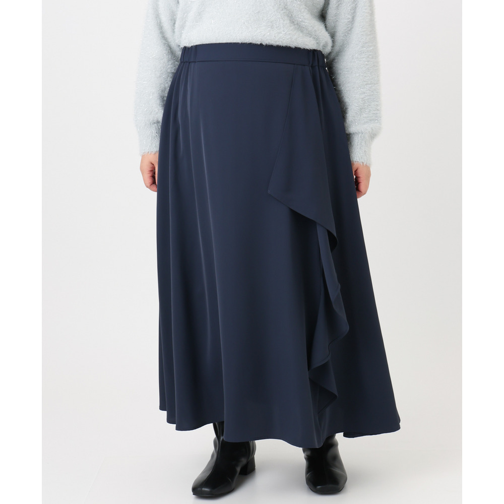 25年冬新作【大きいサイズ】ラッフルスカート6