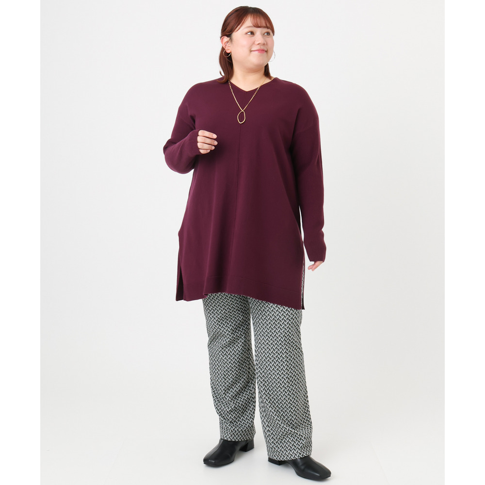 25年冬新作【大きいサイズ】ストレートジャージーパンツ15