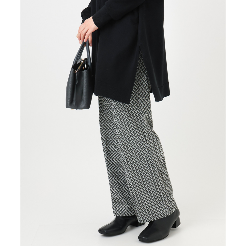 25年冬新作【大きいサイズ】ストレートジャージーパンツ1