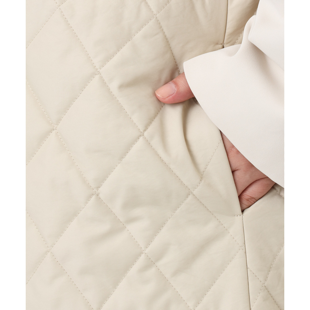 25年冬新作【大きいサイズ】キルトコンビアウター10