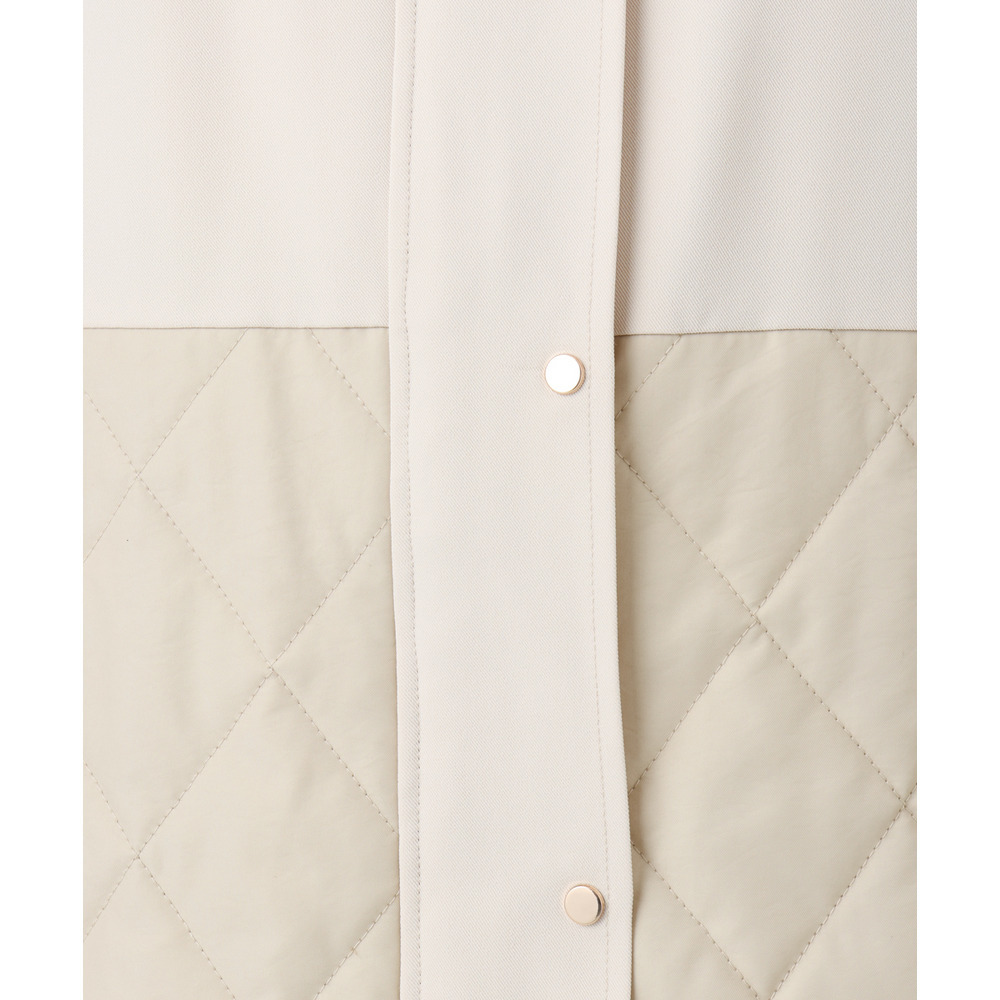 25年冬新作【大きいサイズ】キルトコンビアウター12