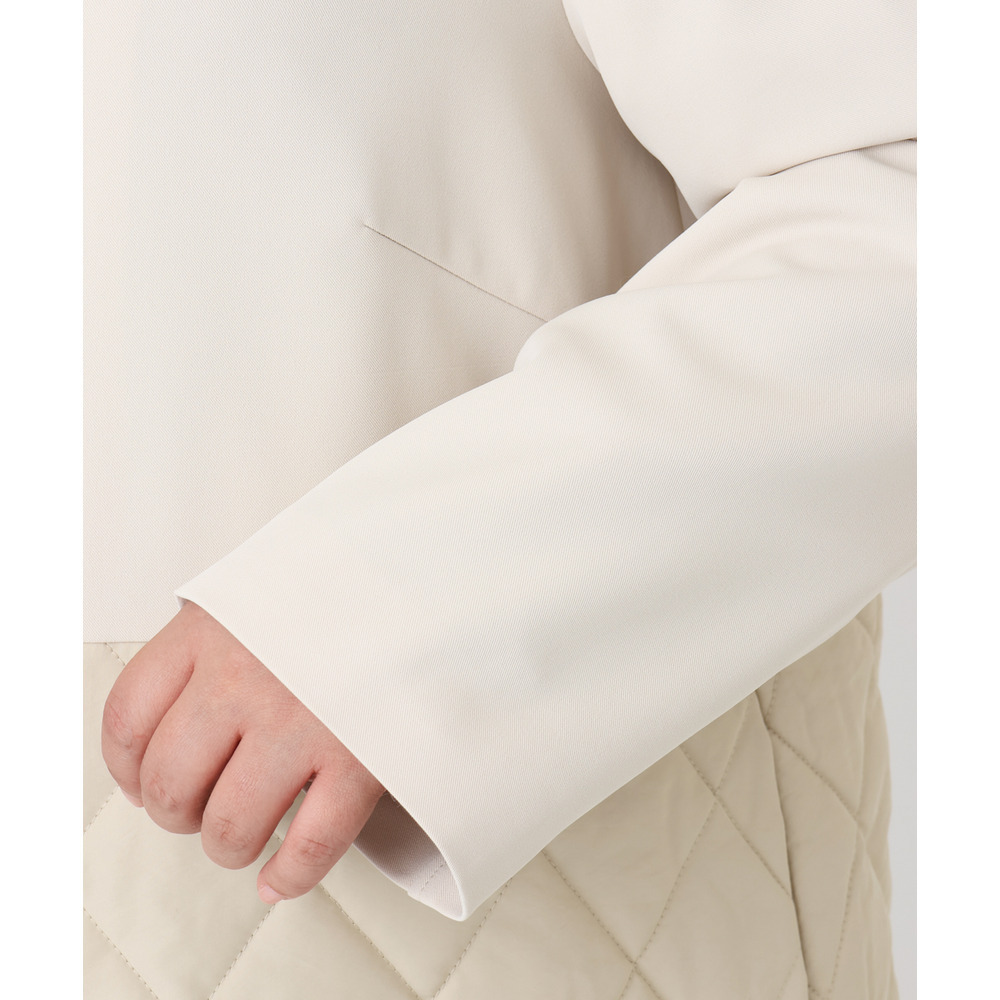 25年冬新作【大きいサイズ】キルトコンビアウター9