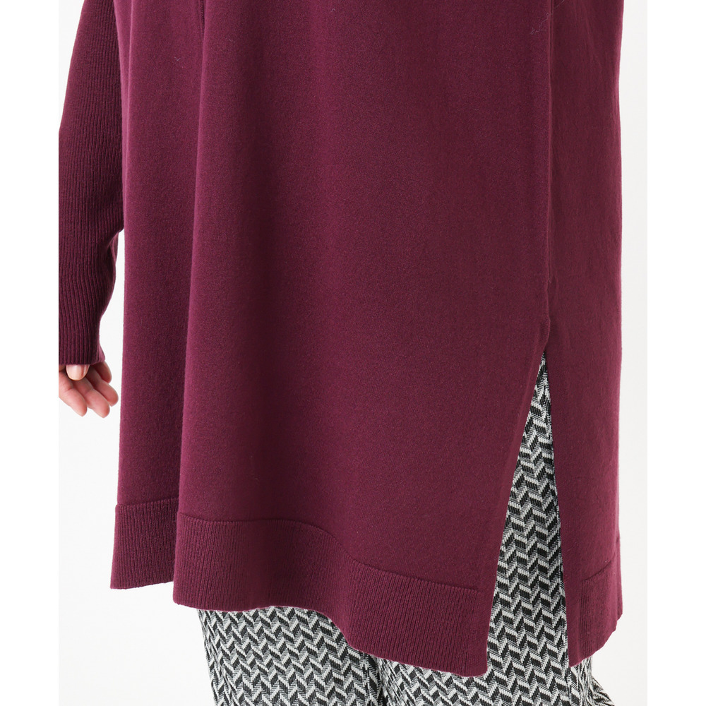 25年冬新作【大きいサイズ】Vネックニットチュニック9