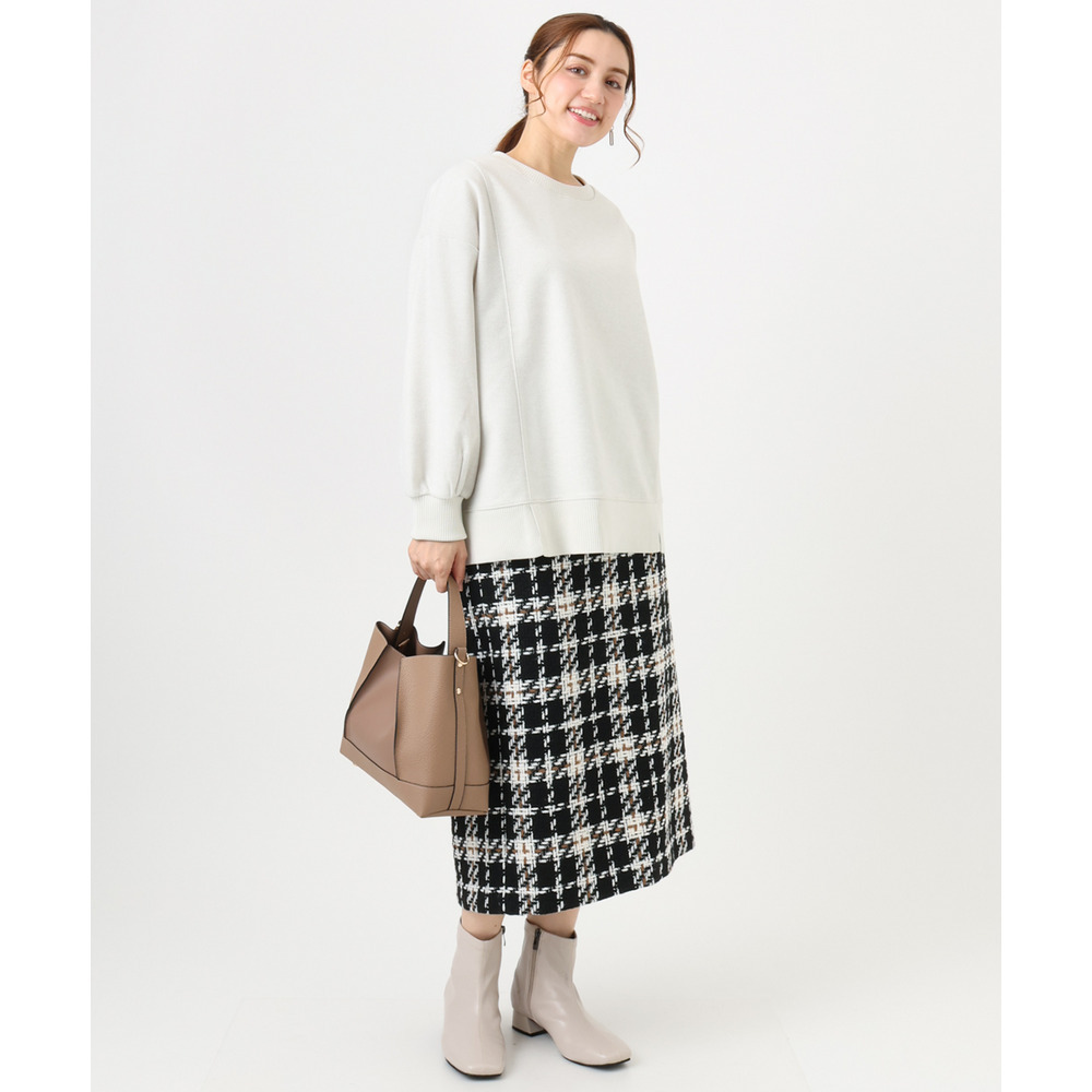 25年冬新作【大きいサイズ】起毛スウェットライクトップス4