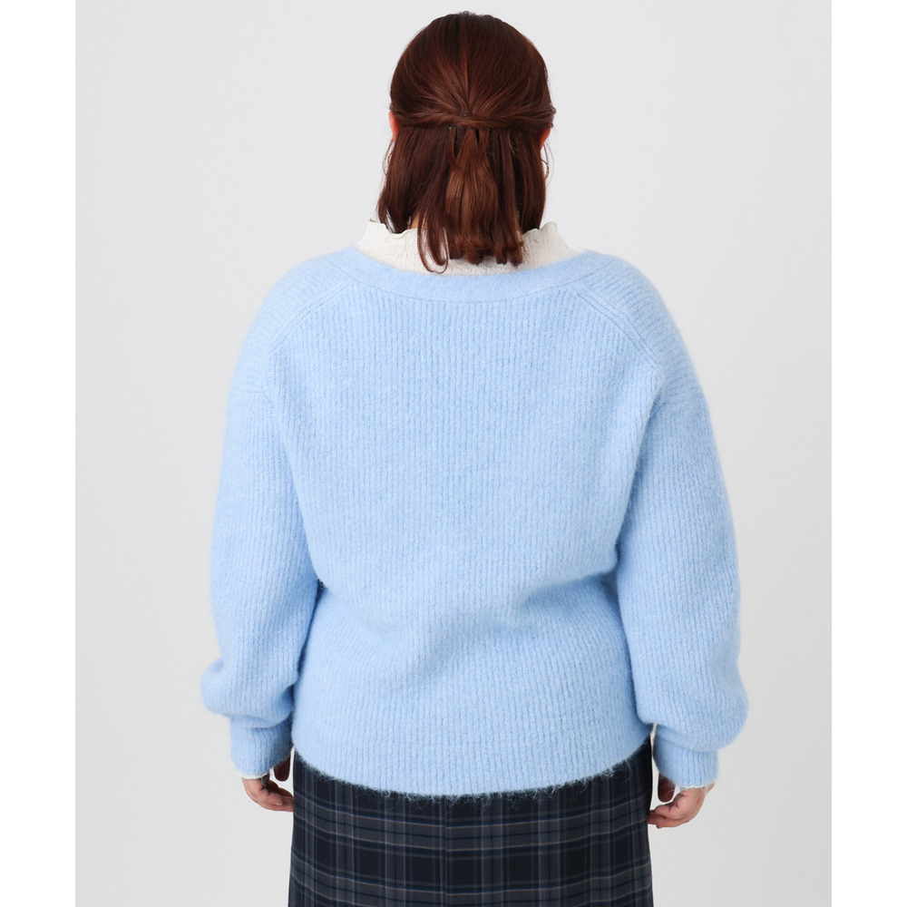 25年冬新作【大きいサイズ/a.v.v×eur3】カシュクール風ニット4