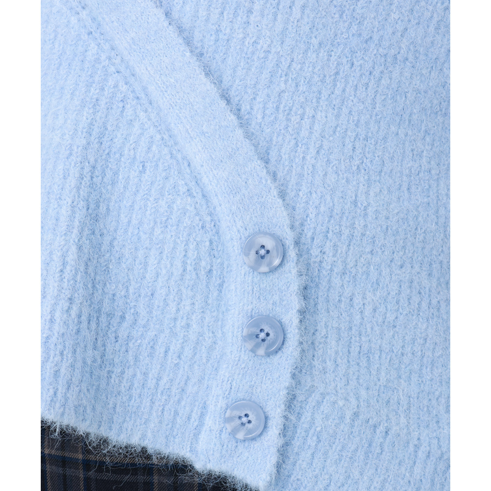 25年冬新作【大きいサイズ/a.v.v×eur3】カシュクール風ニット8