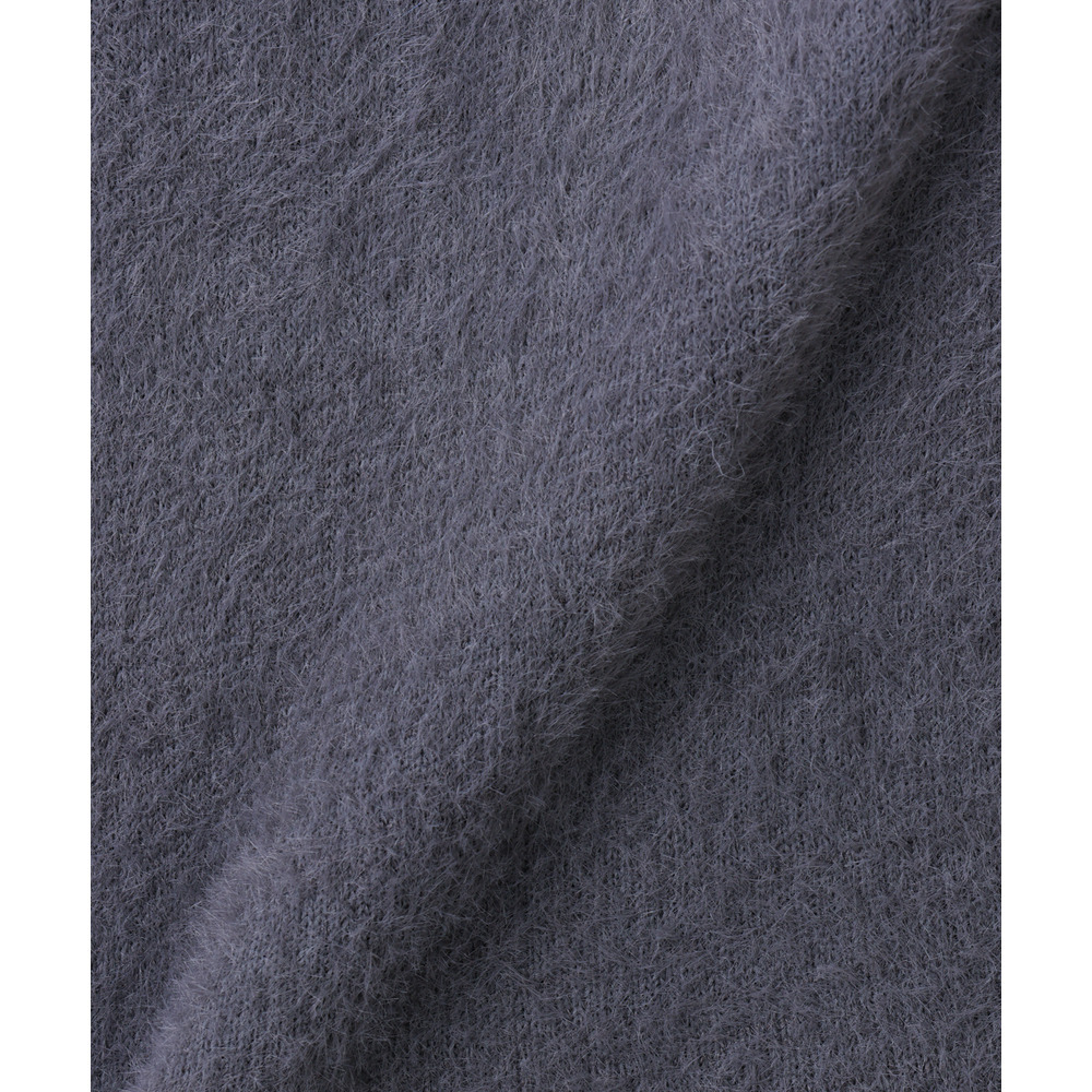 25年冬新作【大きいサイズ/a.v.v×eur3】フェザーヤーンVネックニット16