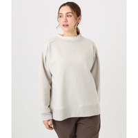 25年冬新作【大きいサイズ/a.v.v×eur3】ラメ裏毛スウェットプルオーバー